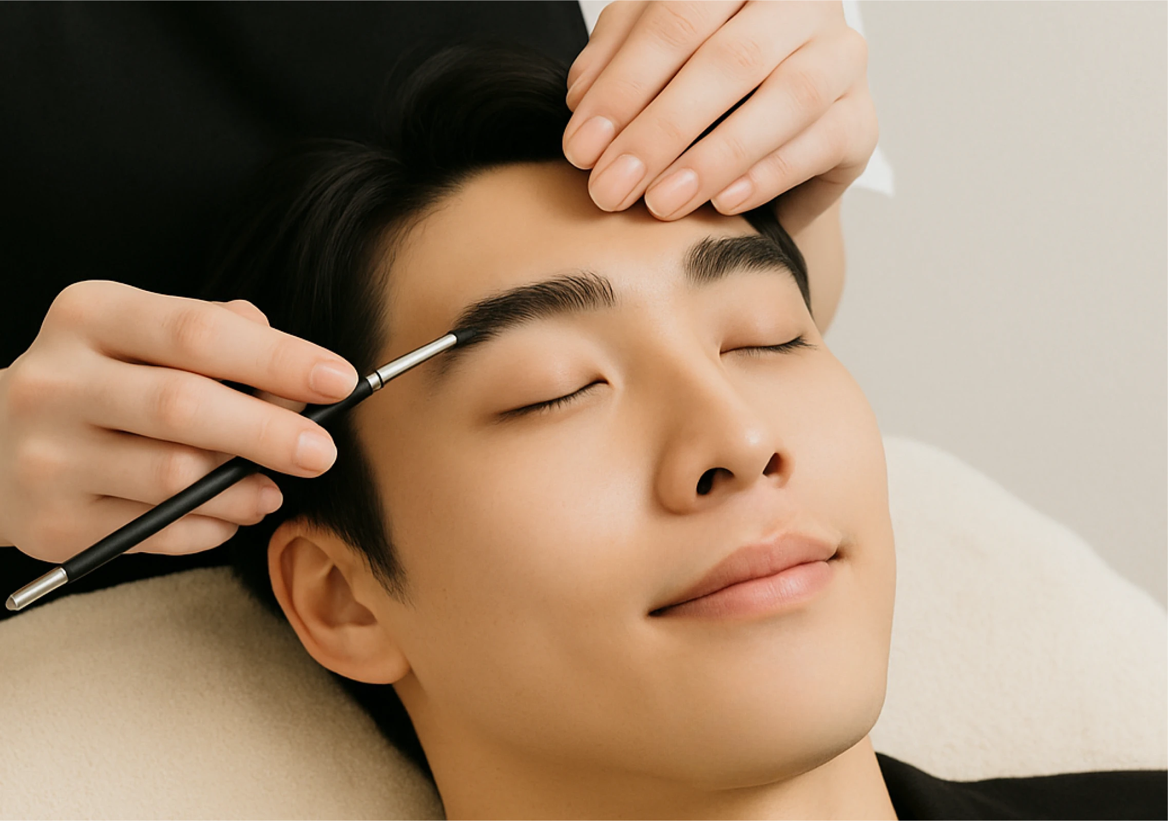 眉毛スタイリング+眉毛パーマ施術