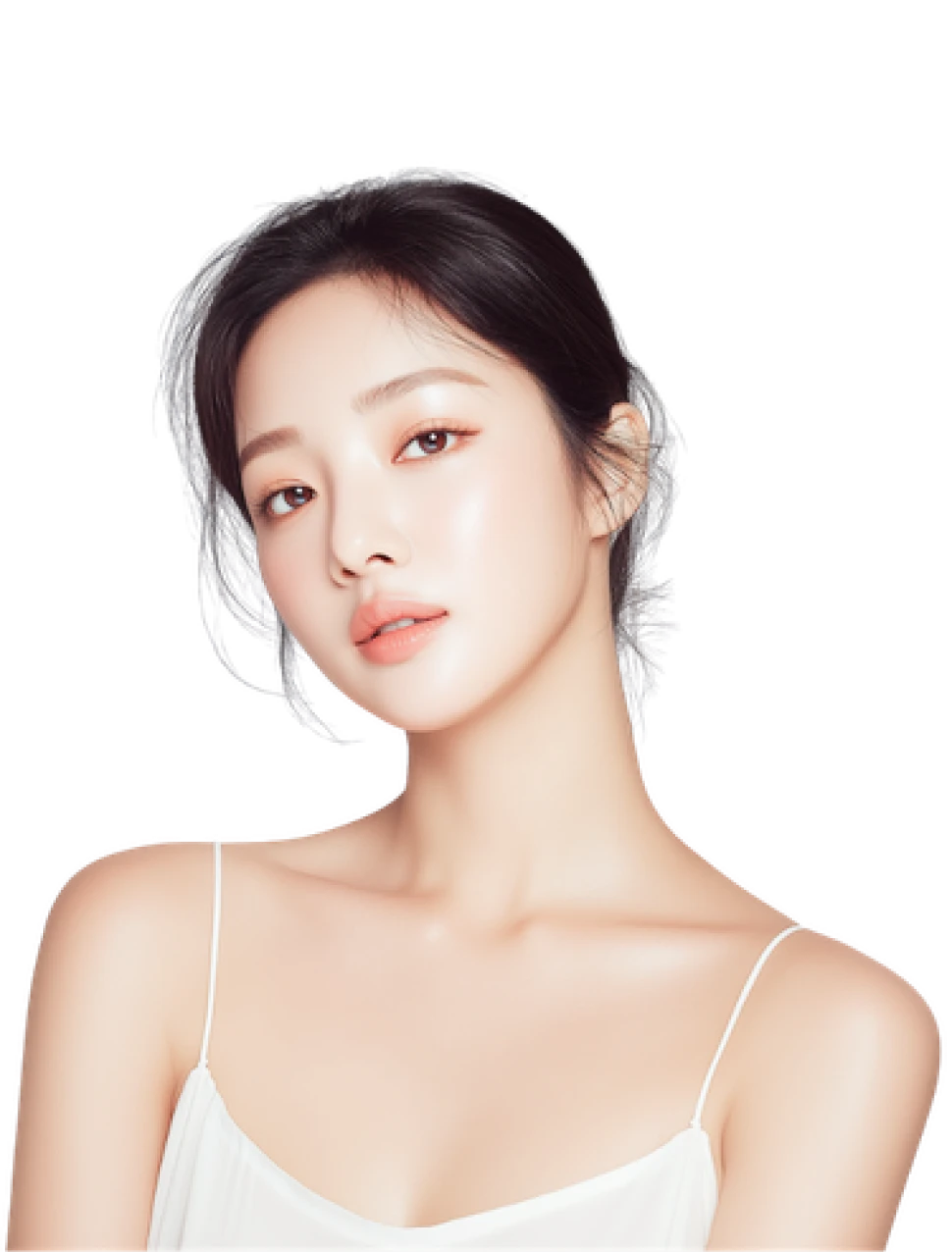 まつげパーマ施術後のモデル