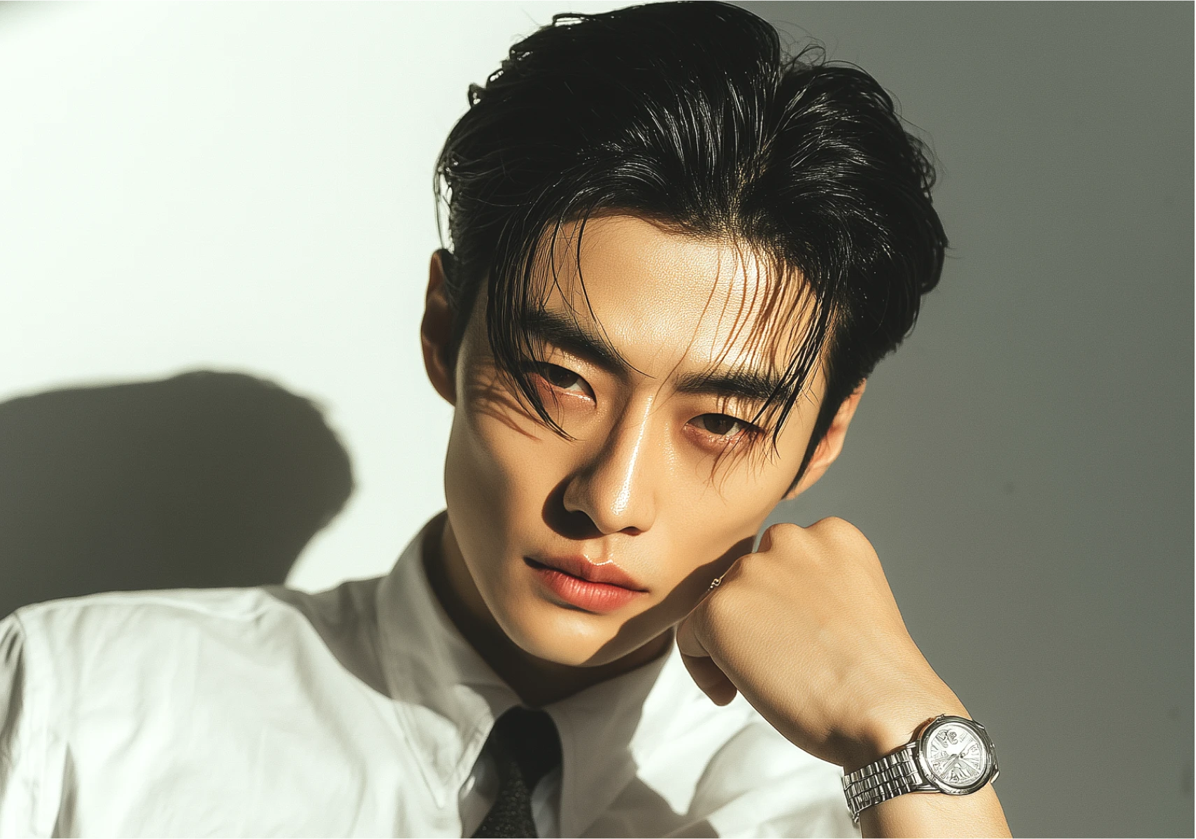 男性モデルのポートレート