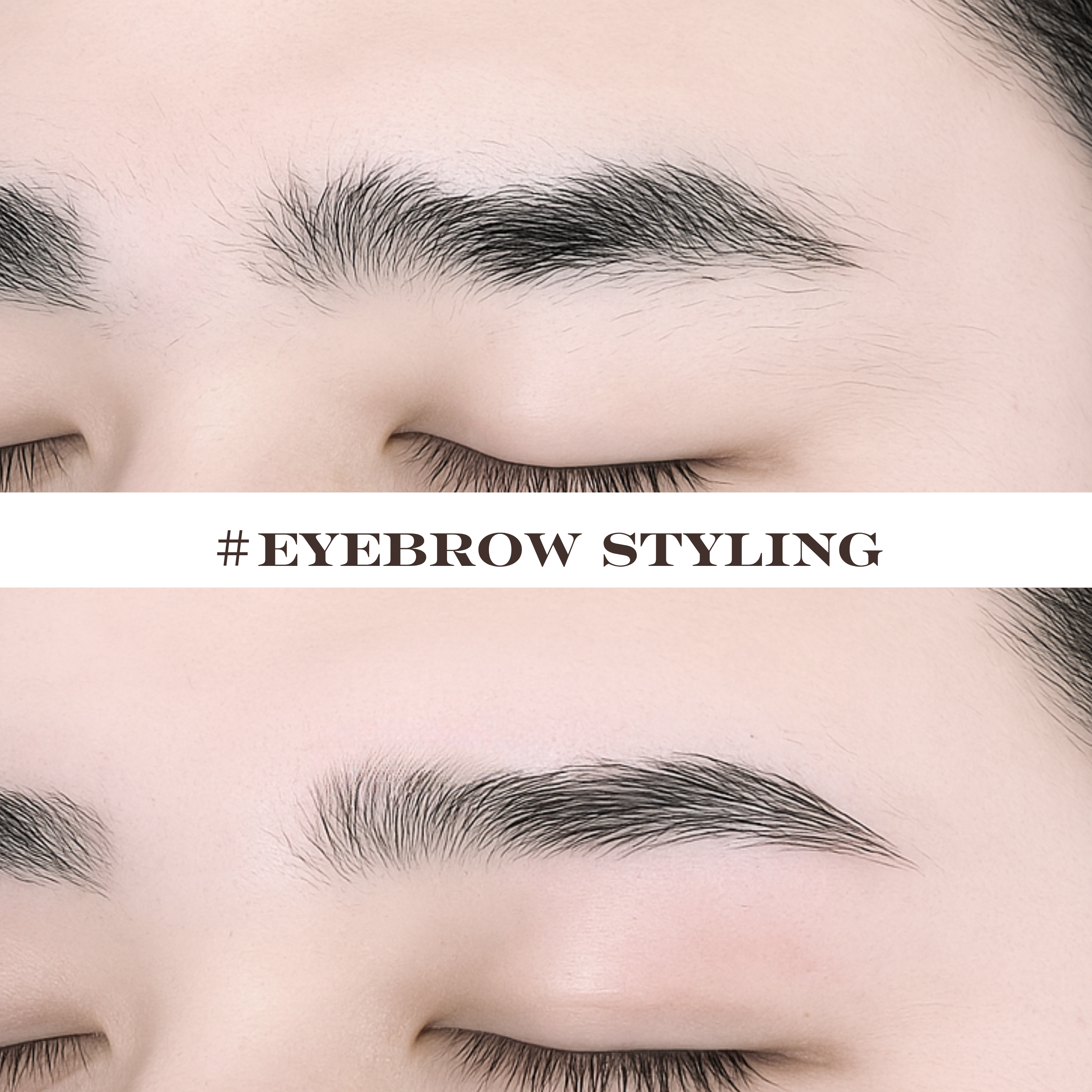 眉毛ワックス施術例