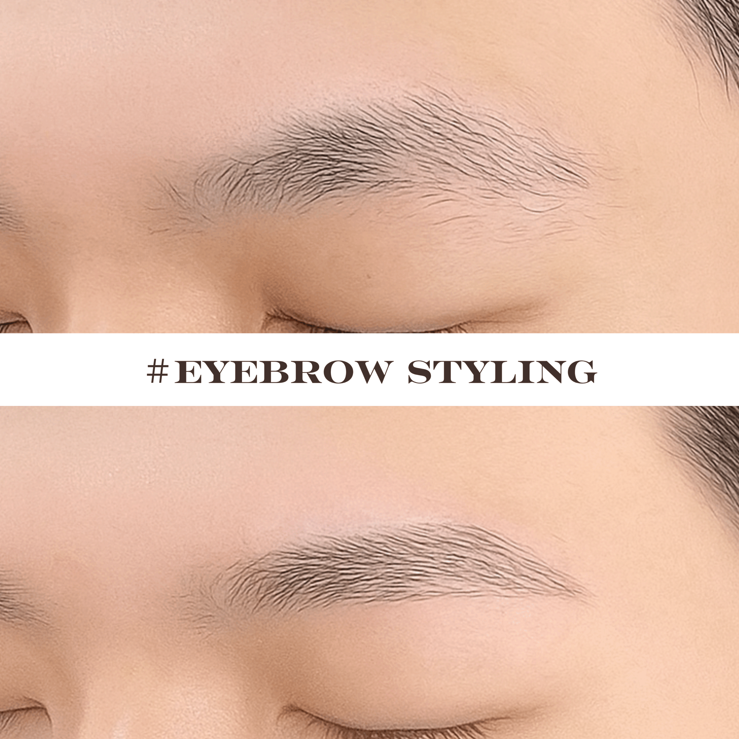 眉毛ワックス施術例