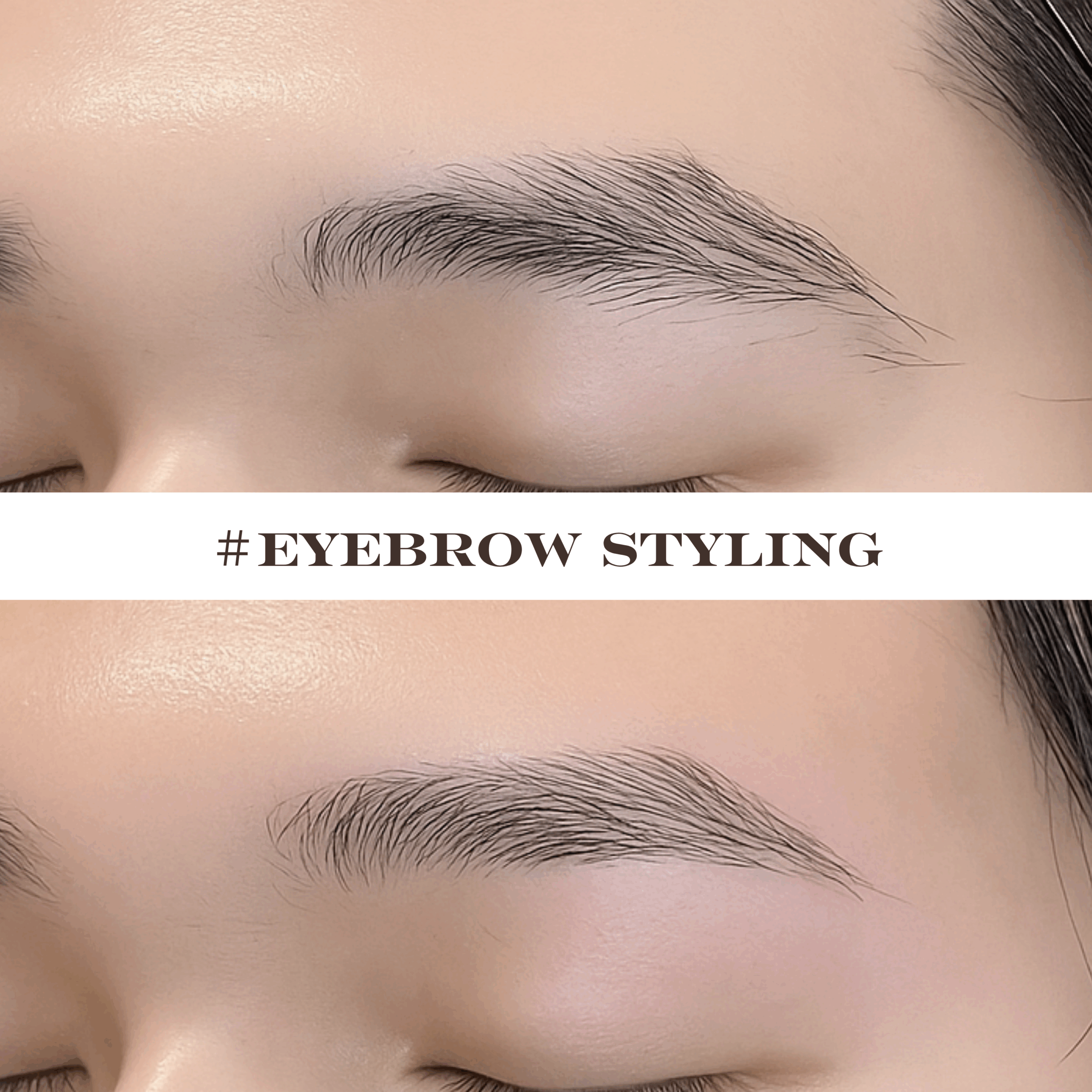 眉毛ワックス施術例