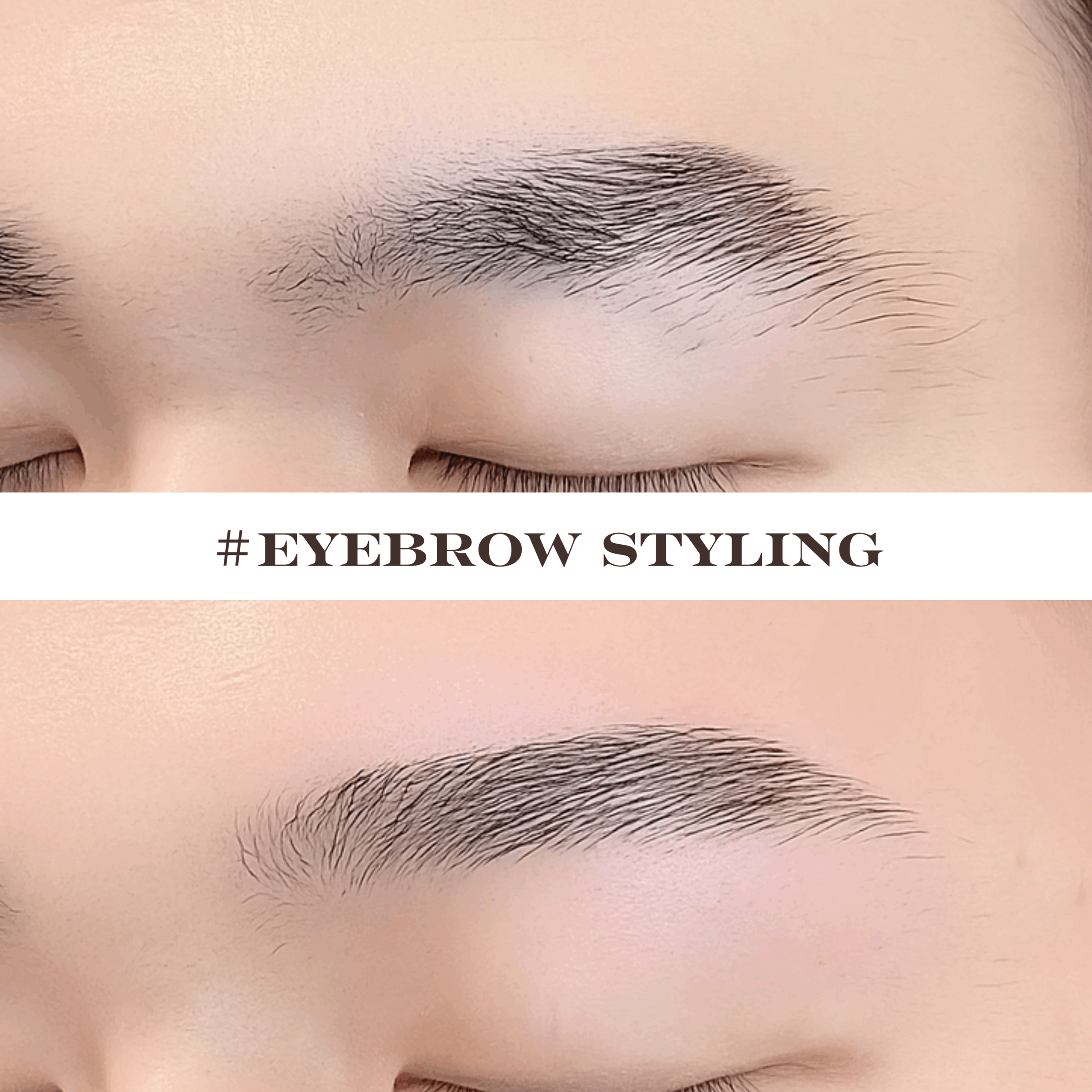 眉毛ワックス施術例