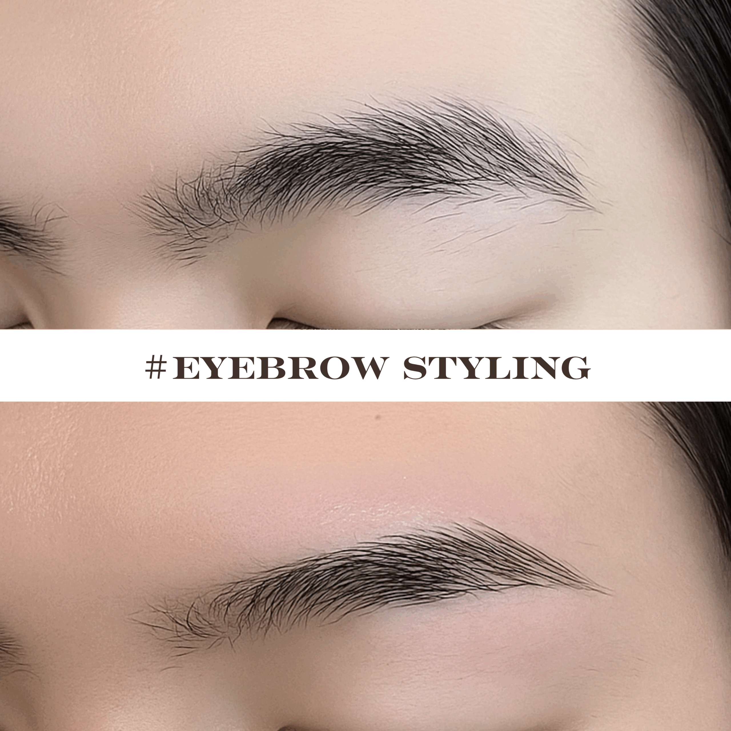 眉毛ワックス施術例