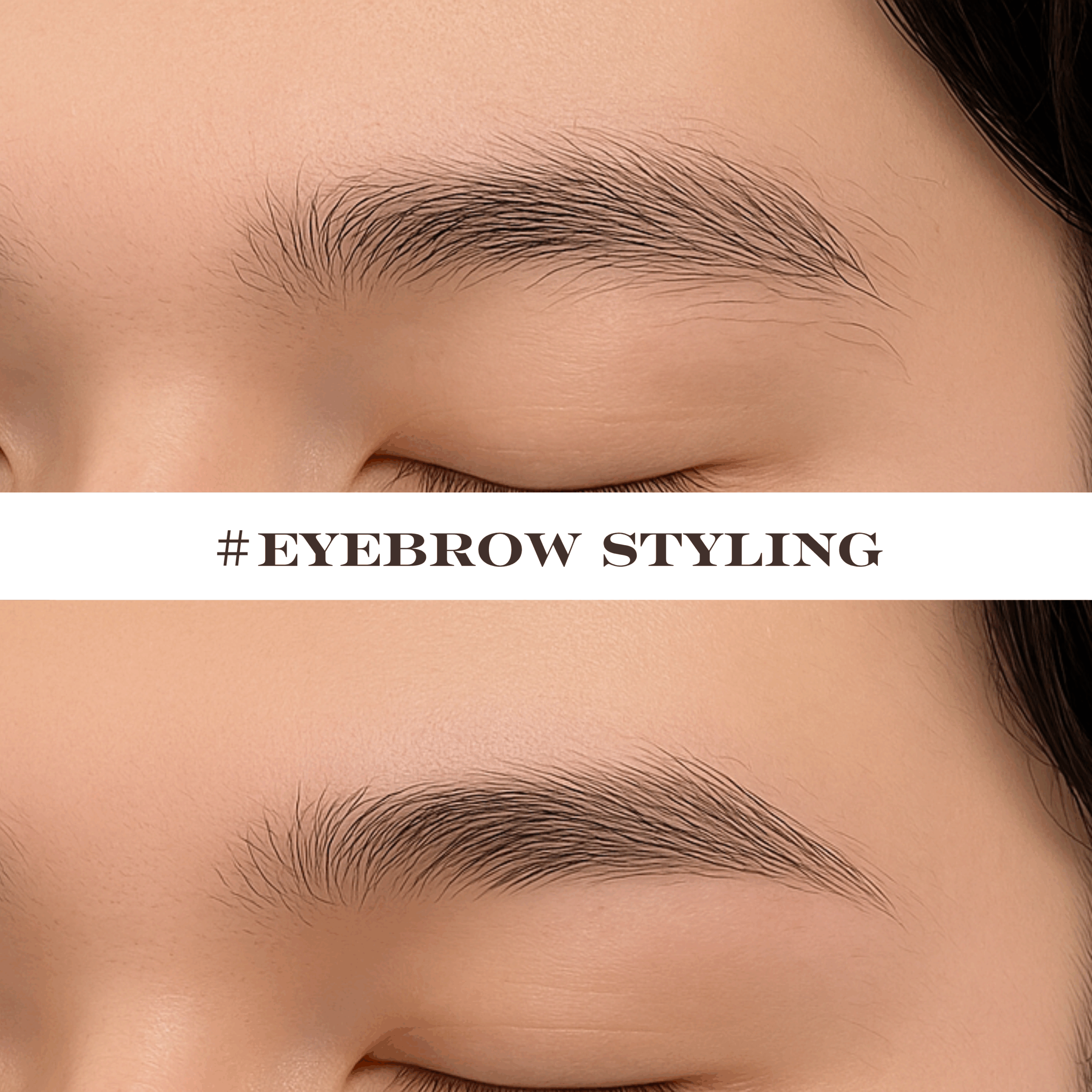 眉毛ワックス施術例