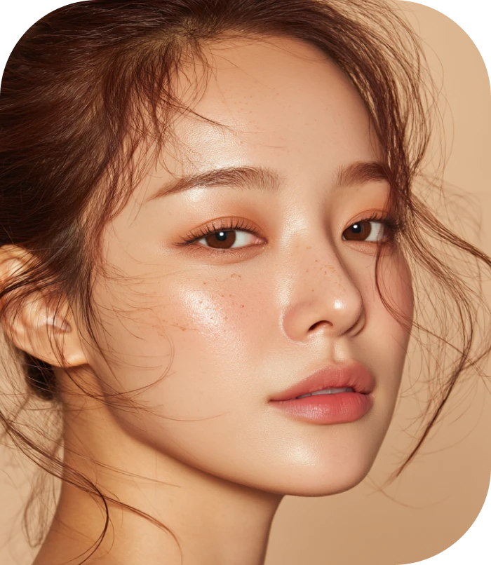 B<AFTER SALON オプションメニュー：ノーズワックスや毛穴ケアを組み合わせたフェイシャルケアのイメージ